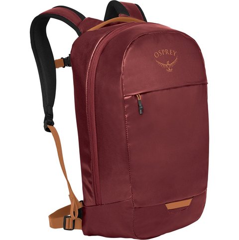 Burgundy Osprey Transporter Panel Loader backpack