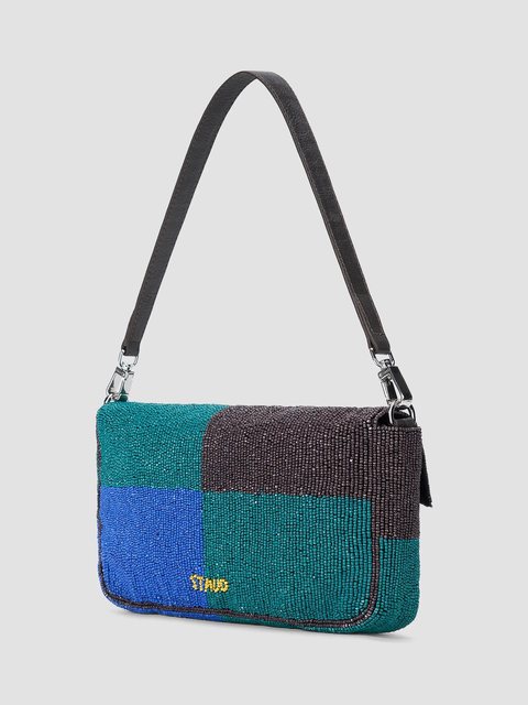 Multicolor STAUD Timmy beaded convertible shoulder bag